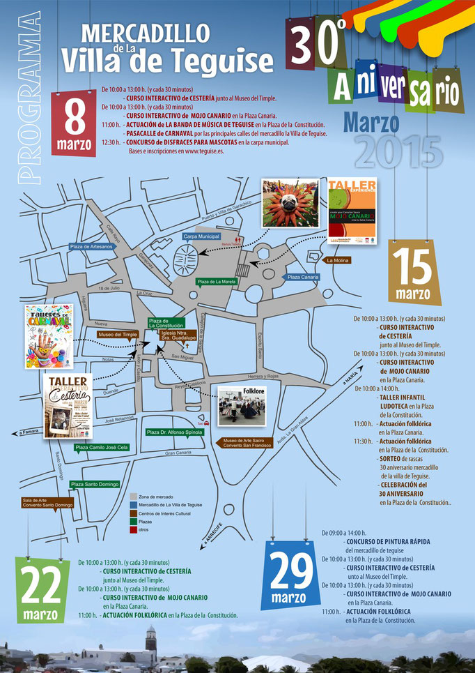 2015-Mapa 30º aniversario Mercadillo de Teguise