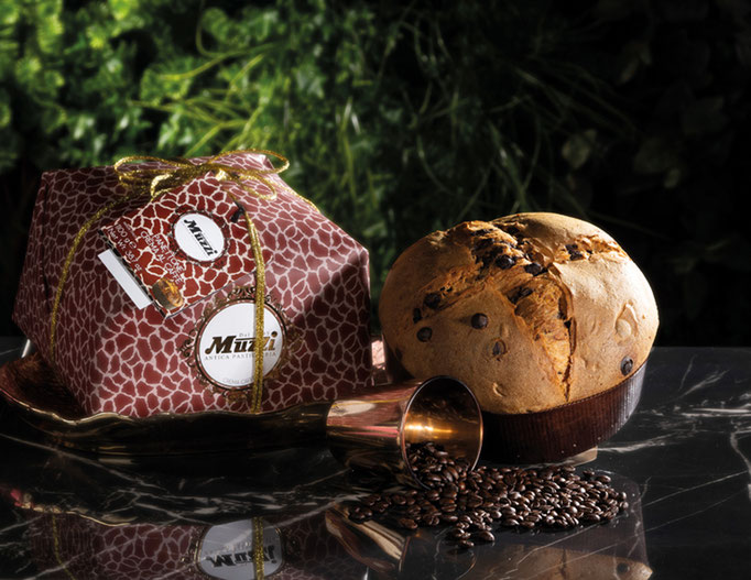 Panettone coffee cream Animalier collection design 1.1kg