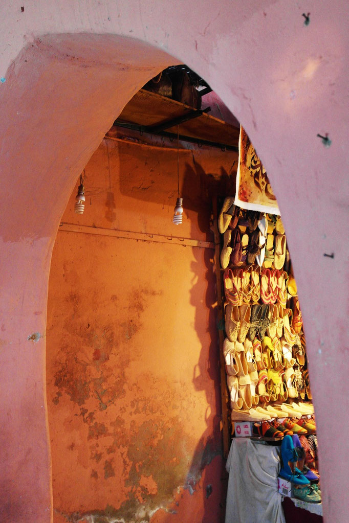 Le souk des babouches