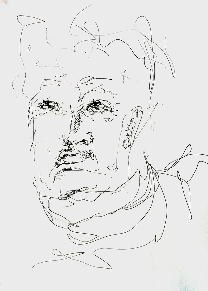 portrait (ink on Paper, 29,7x21cm) 