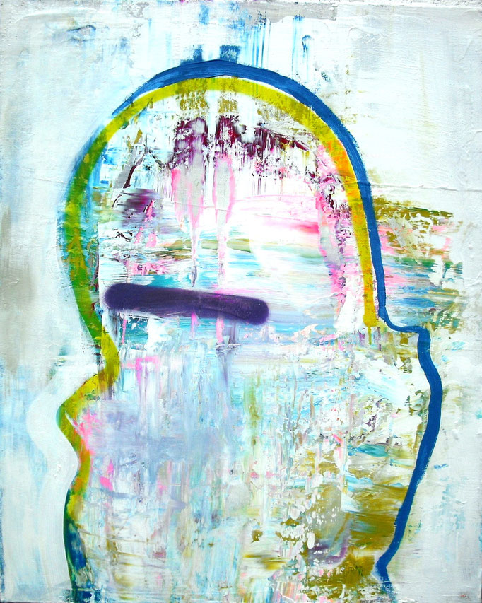 untitled (Acrylic on Canvas, 100x80cm) 