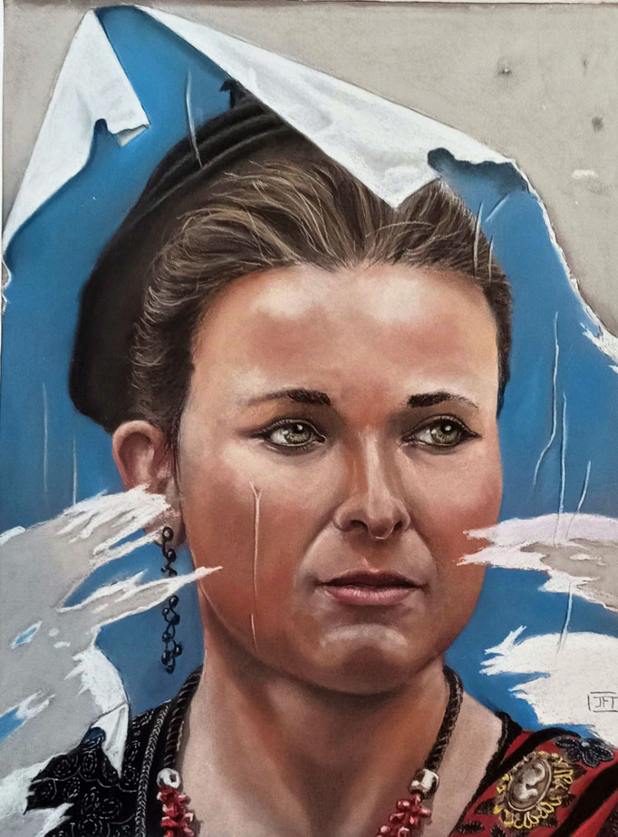 Pastel sec 30x40