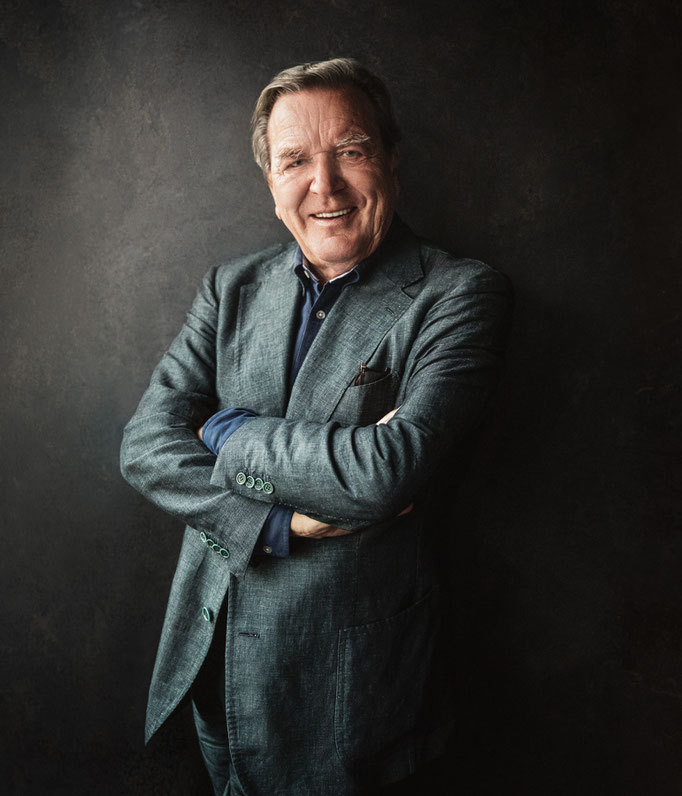 Foto von Gerhard Schröder Porträt