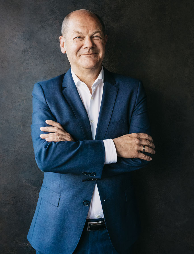 Fotos von Olaf Scholz Fotoshooting Politiker