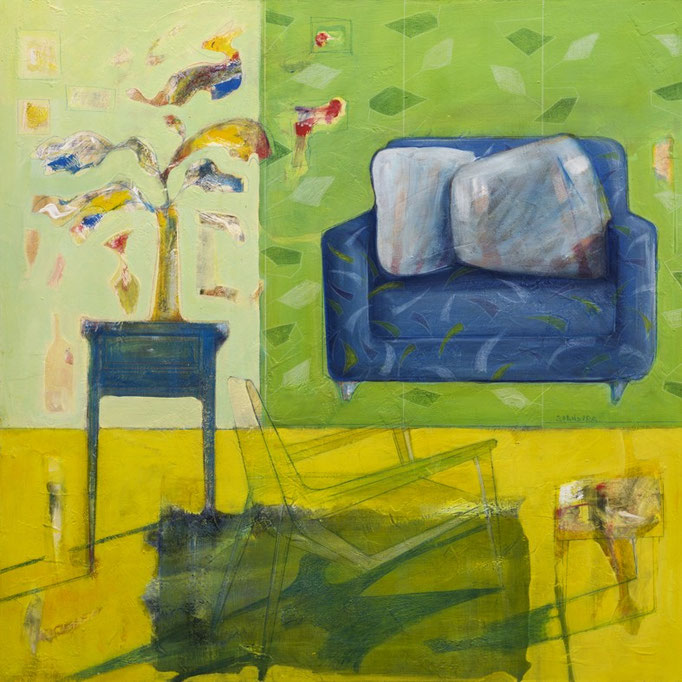 Disputa del poeta con il pittore - 80 x 80 cm