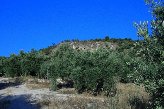 La peña del Altar, en ella se encuentran los cimientos de la antigua ermita de Sabariego.