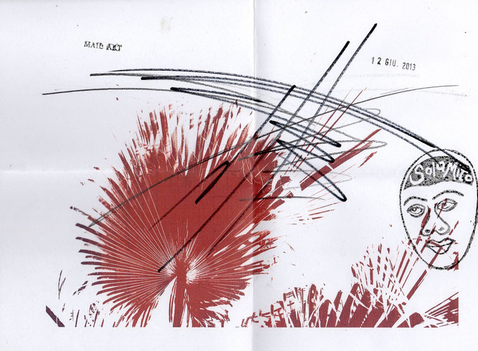 Eingehende MAIL - ART Projekt " WAR " by Reiner Langer   von Luigino Solamito 1 , ITALIEN