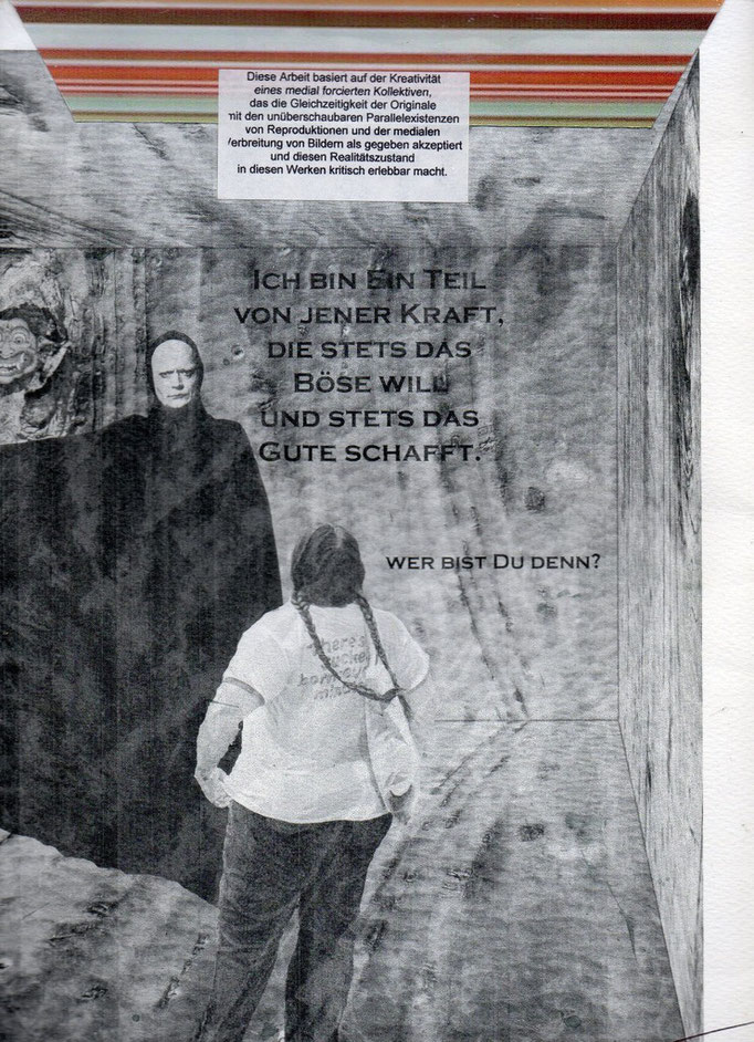EINGEHENDE MAIL ART PROJEKT " WAR "  Copyright Peter Müller 