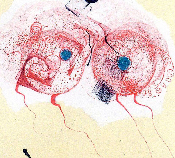Eingehende MAIL - ART Projekt AGAINST " WAR " by Reiner Langer   von John M. Bennett , USA