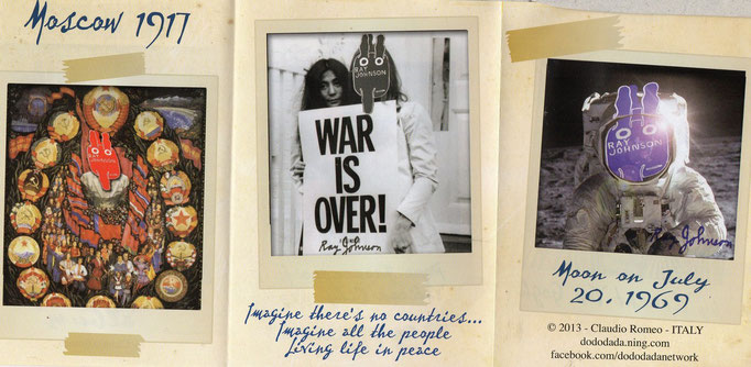 Eingehende MAIL - ART Projekt AGAINST " WAR " by Reiner Langer   von Claudio Romeo , ITALIEN