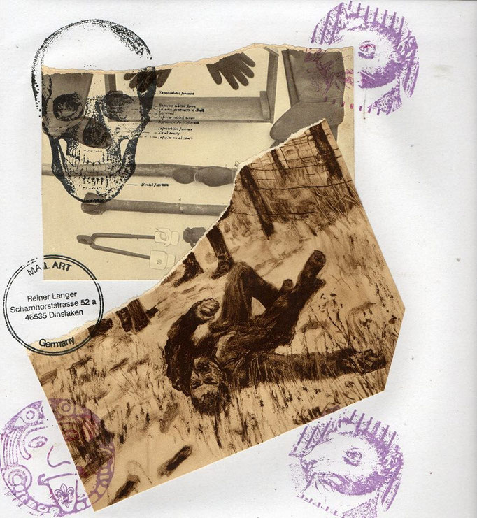 Ausgehende MAIL - ART Projekt Against " WAR "   an Steve Dalachinsky , USA 