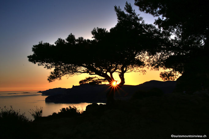 Route des Crêtes - sunset im Juni