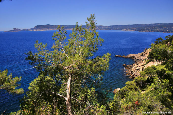 Ausblick auf der Wanderung von La Madrague Richtung Port d'Alon