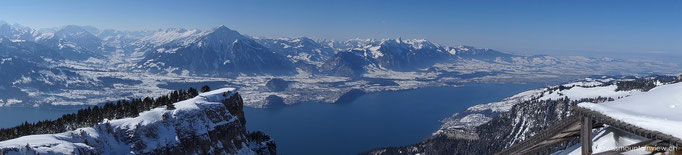 Niederhorn Blick Richtung Thunersee, Thun 