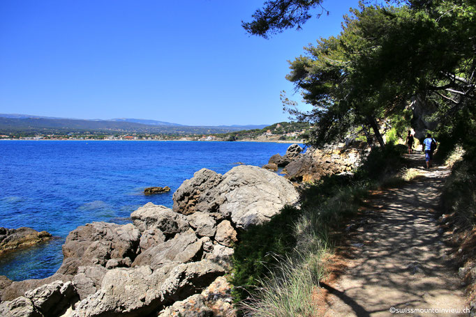 Ausblick auf der Wanderung von La Madrague Richtung Port d'Alon