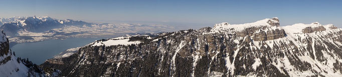 Niederhorn Blick Richtung Justistal