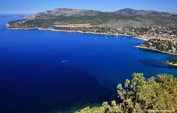 Route des Crêtes - Blick hinunter nach Cassis