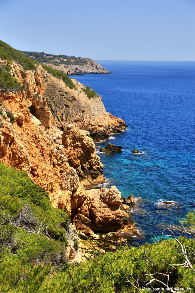 Ausblick auf der Wanderung von La Madrague Richtung Port d'Alon