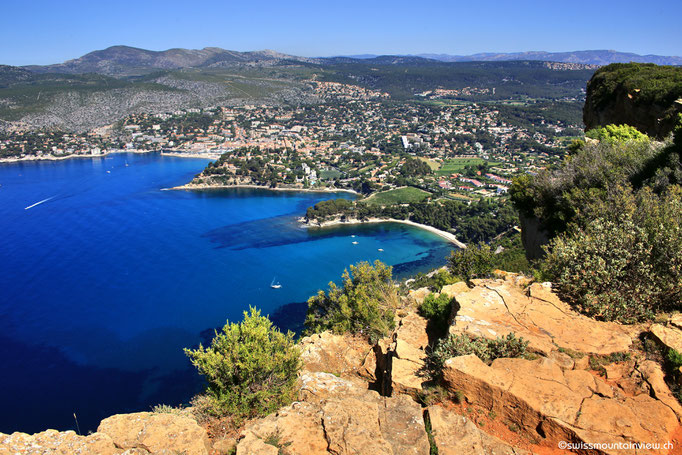 Route des Crêtes - Blick hinunter nach Cassis