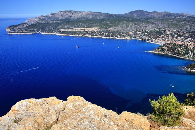 Route des Crêtes - Blick hinunter nach Cassis