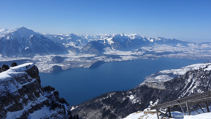 Niederhorn Blick Richtung Thunersee, Thun 