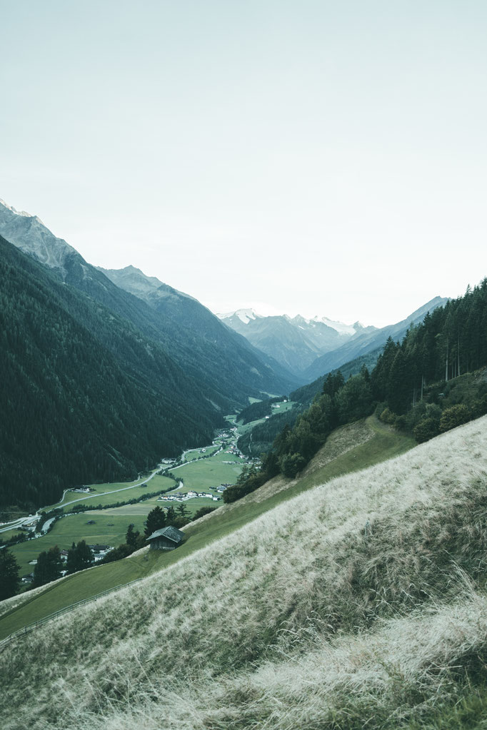 Blick auf den Stubaier Gletscher
