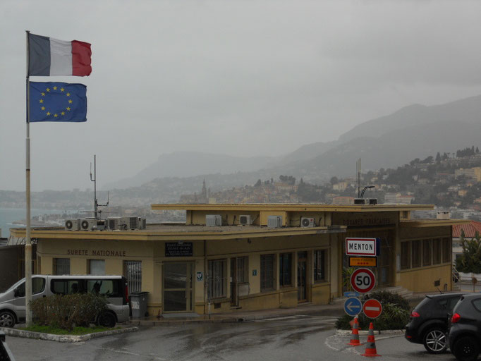 Grenze Italien zu Frankreich
