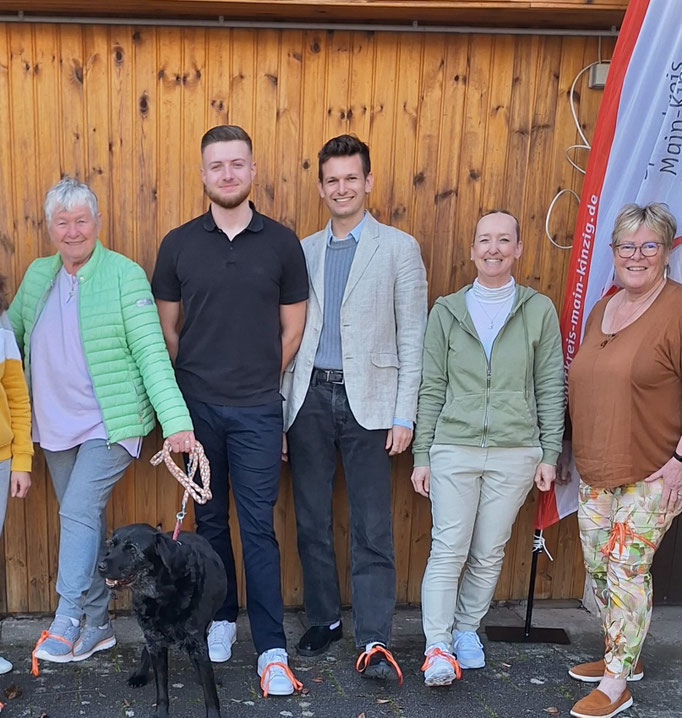 v.l.n.r. Gabriele Ewald (SK-Vorstand), Robin Lenz (Jugendwart), Moritz Wetzel (ehemaliger Jugendwart), Michaela Seifert (ehemalige Jugendwartin), Brigitte Senftleben (SK-Vorstand)