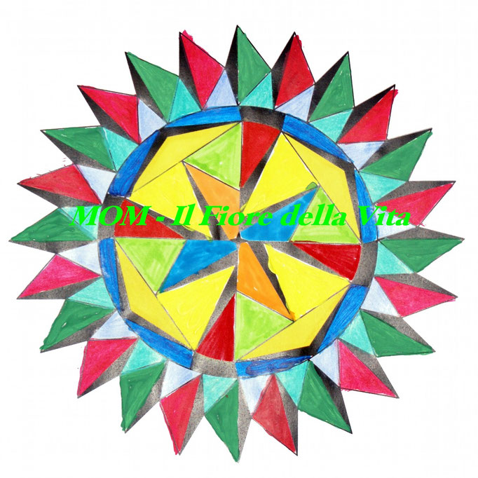 Mandala Colorati A Mano Il Fiore Della Vita Quadri E Foto Di Massimo Onetti Muda