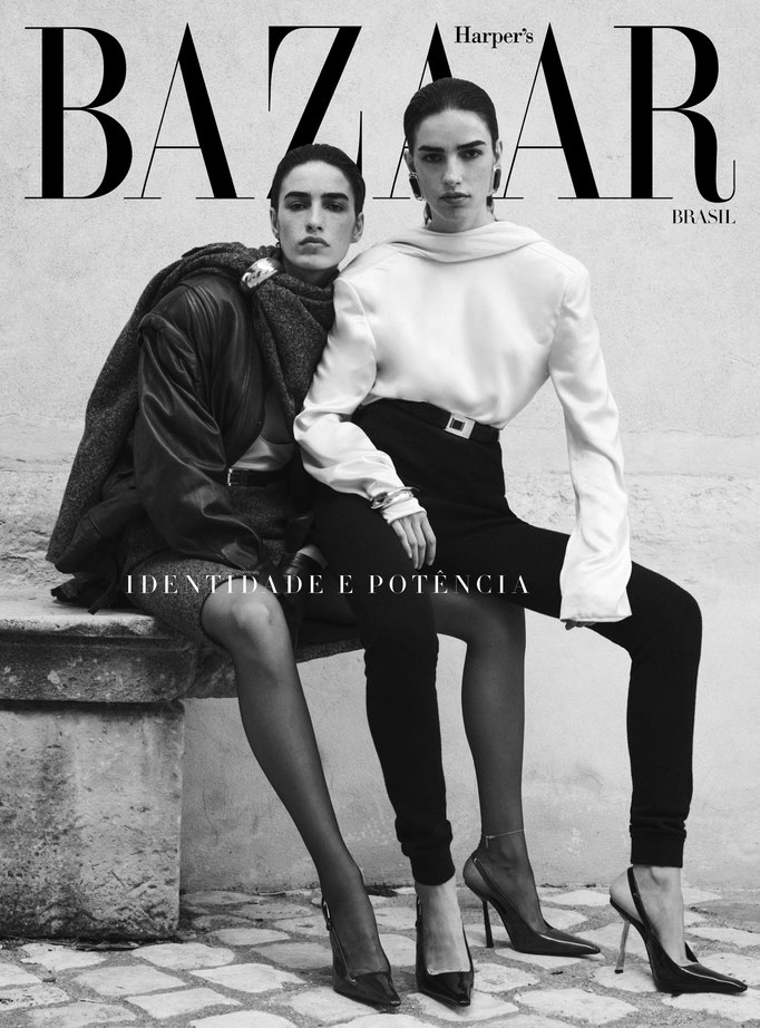 HARPER'S BRASIL Saint Laurent COVER / Stéphanie Volpato / Emmanuelle Deluze / Camille Siguret / Esin Biçak / Ece Biçak