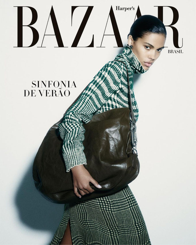 HAPER'S BAZAAR BRASIL / Maxime Frogé / Tina Kunakey / Nolwenn Quintin / Emmanuelle Deluze / Enzo Selvatici