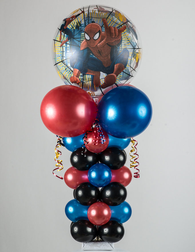 Air-Filled Balloon Column Spiderman