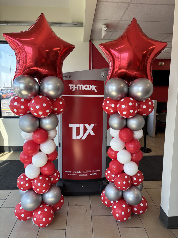 Air-Filled Balloon Column TJ Maxx