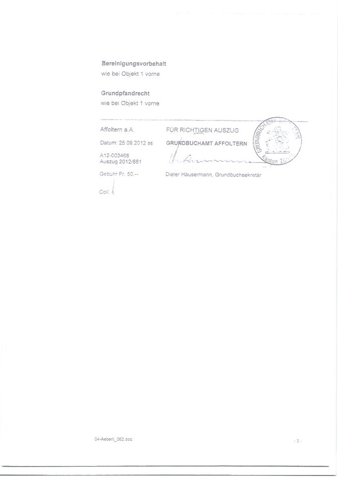Grundbuchauszug Seite 3