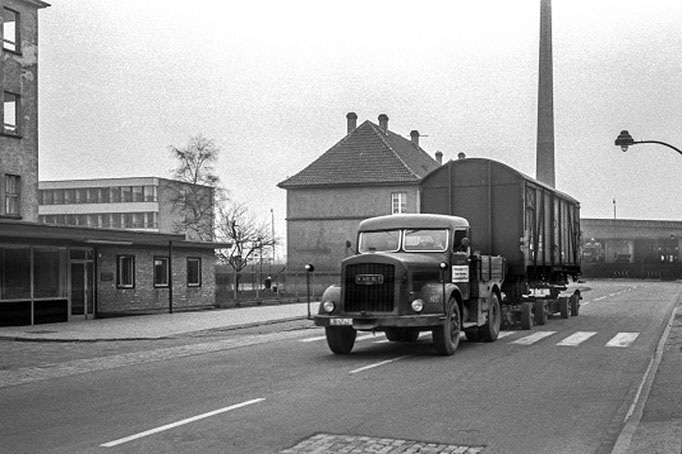 Kaelble-Straßenroller, Ackerstraße, Ende 1950-er Jahre  I  Copyright by Stiftung Eisenbahn Archiv Braunschweig