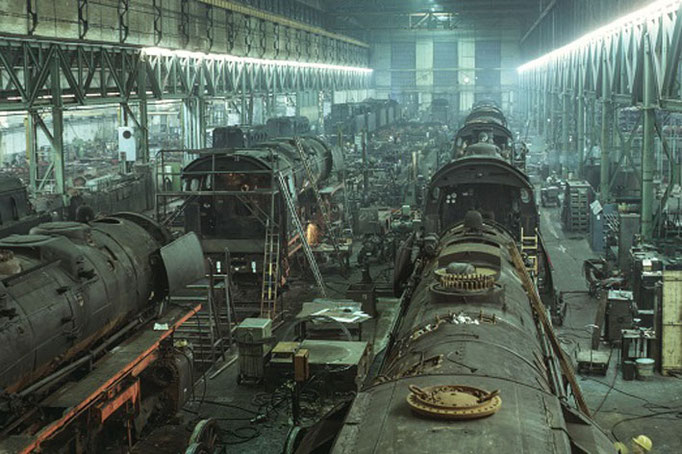 Dampflok-Ausbesserungswerk Braunschweig, 1970  I  Copyright by Stiftung Eisenbahn Archiv Braunschweig