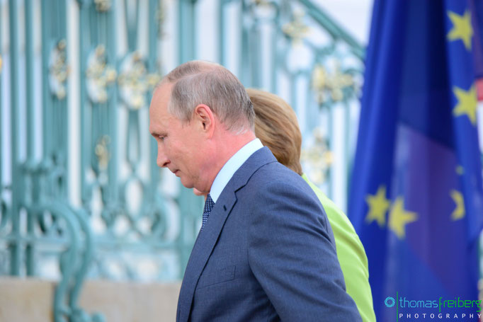 Besuch Wladimir Wladimirowitsch Putin bei Angela Merkel auf Schloß Meseberg