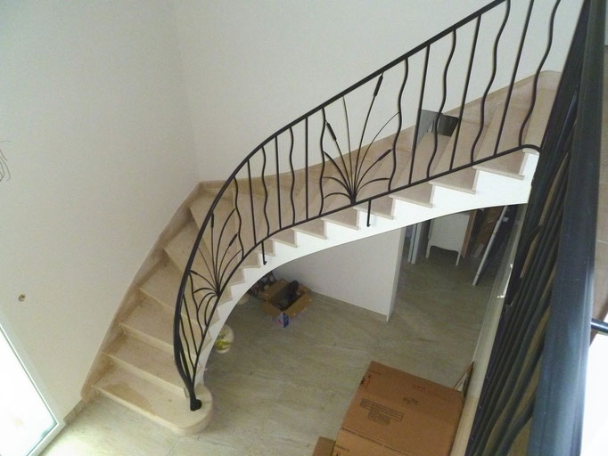 maison neuve escalier 1 quart tournant 