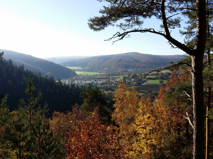 Nideggen - Ausblick von Bundsandsteinroute