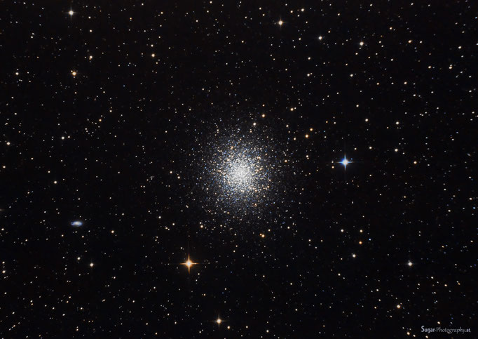 Herkuleshaufen (M13) im Sternbild im Sternbild Herkules. Entfernung ca.25000 Lichtjahre. Aufgenommen am 3.4.2014