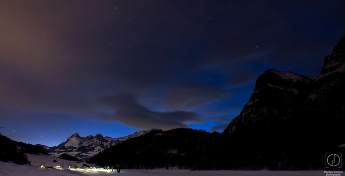 Blaue Stunde im Klöntal