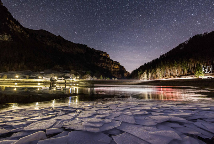 Eiszeit am Klöntalersee