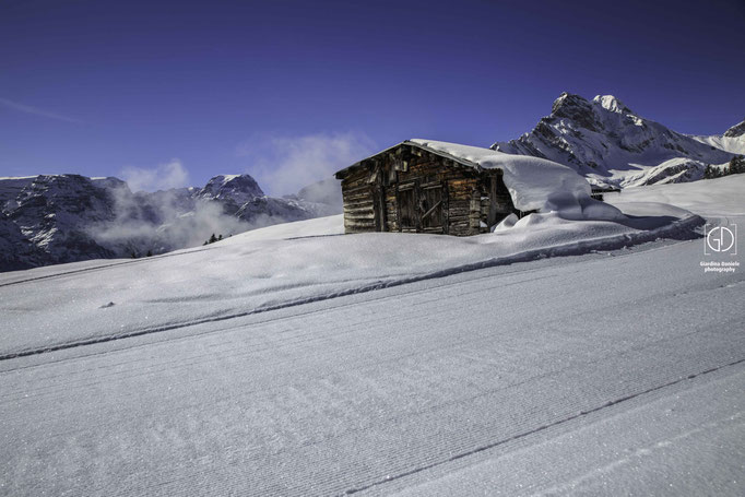 Ortstock und Tödi im Winter 