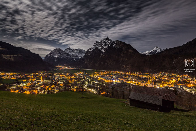 Glarus Nord im Mondlicht