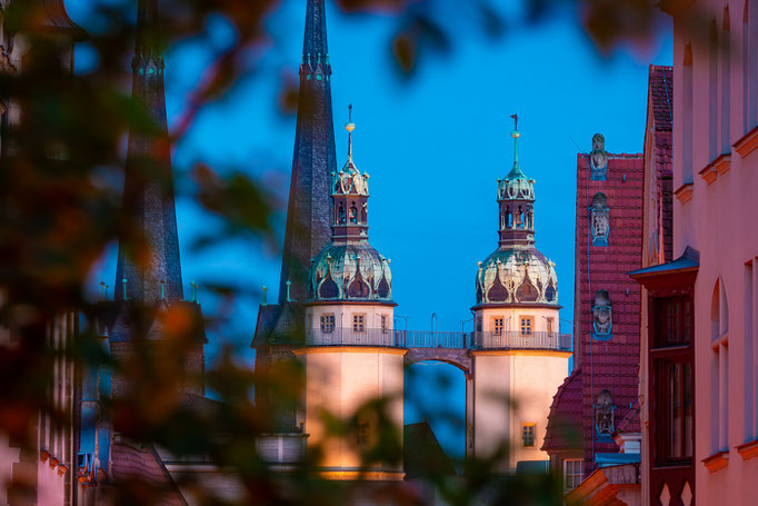 Hausmannstürme Morgen zur Blauen Stunde