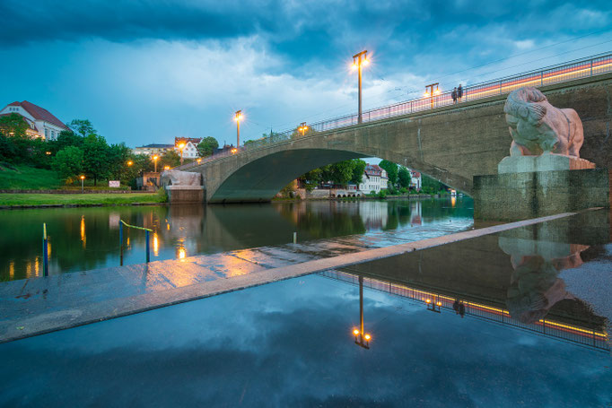 Gewitter an der Kröllwitzer Brücke