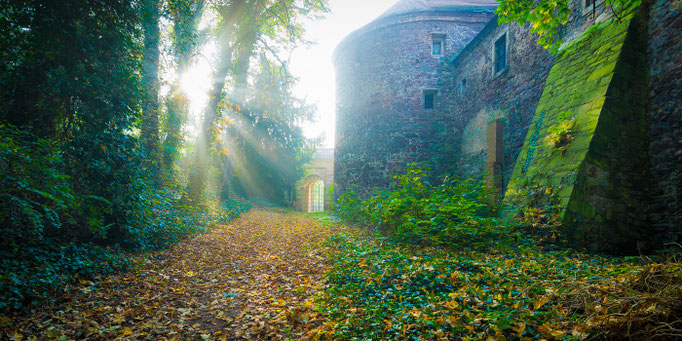 Herbst an der Unterburg Giebichenstein