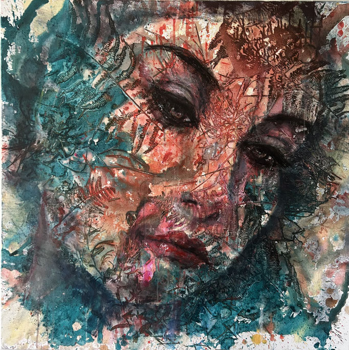 Maria 100x100cm linnen 