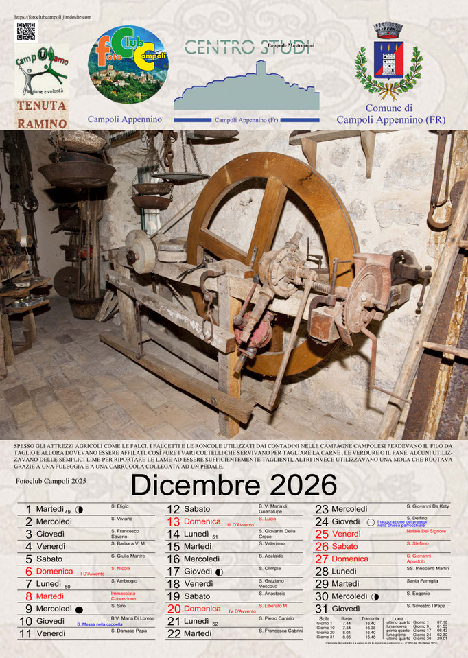 Foto Club Campoli_ Calendario Dicembre 2026