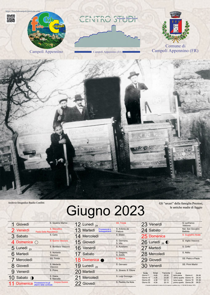 Foto Club Campoli_ Calendario Giugno 2023